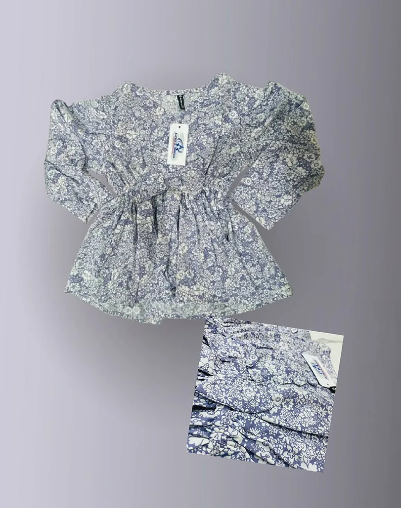 Ditsy Floral Peplum Top